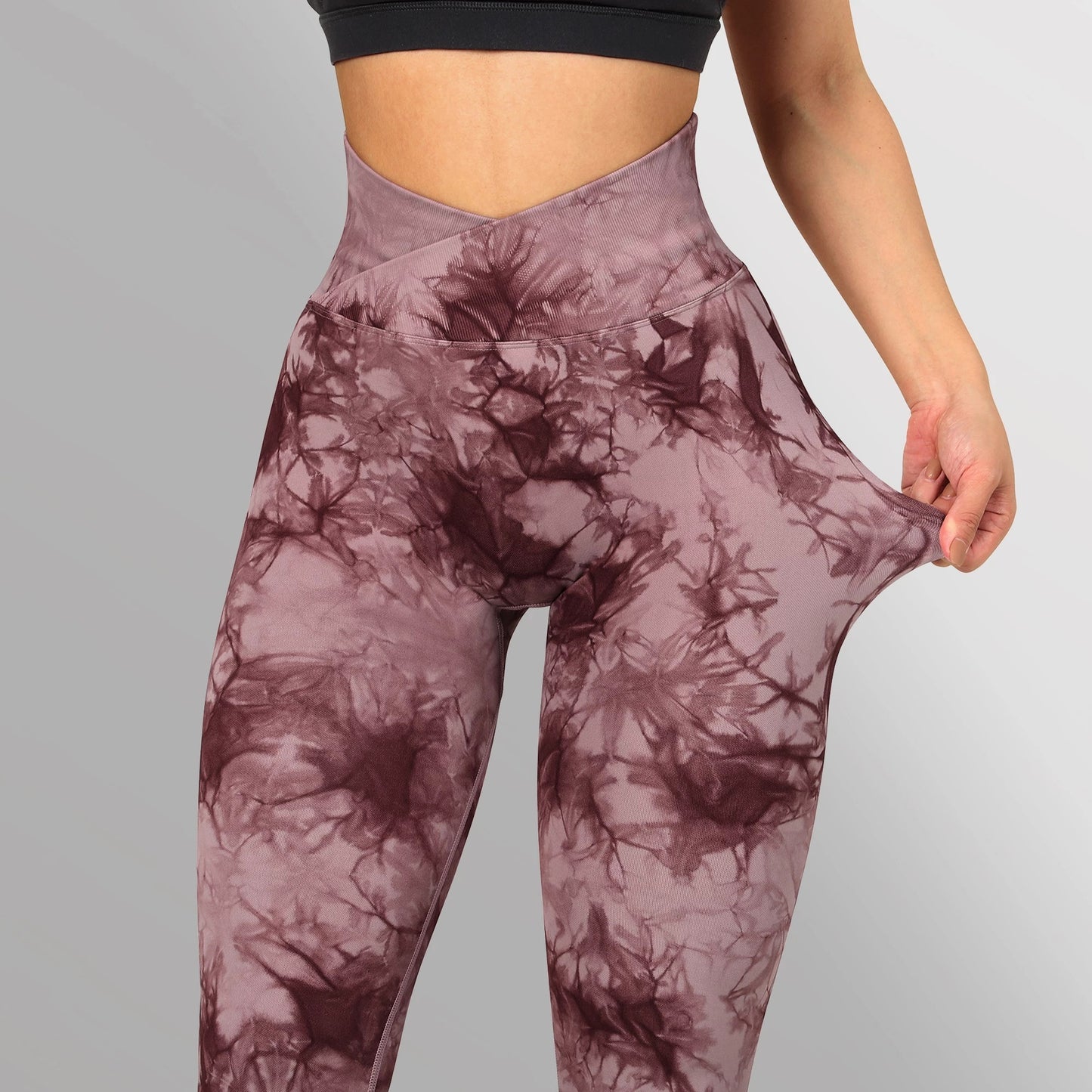 GymEss Seamless Tie Dye Leggings