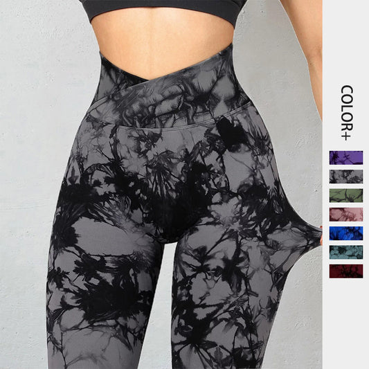 GymEss Seamless Tie Dye Leggings