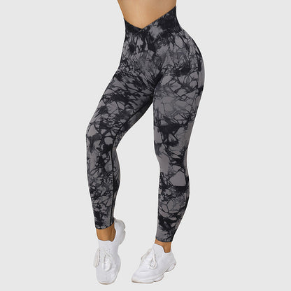 GymEss Seamless Tie Dye Leggings