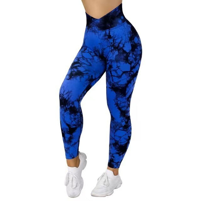 GymEss Seamless Tie Dye Leggings