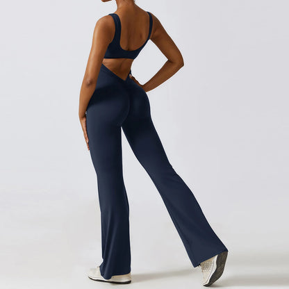 GymEss Sexy Back V Jumpsuit