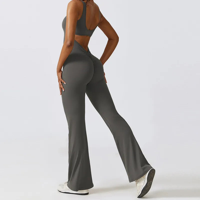 GymEss Sexy Back V Jumpsuit