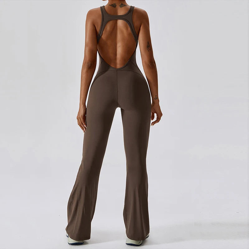 GymEss Sexy Back V Jumpsuit