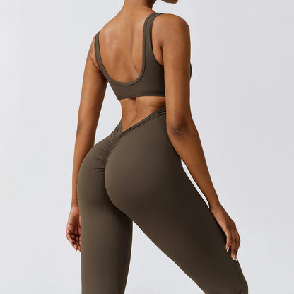 GymEss Sexy Back V Jumpsuit