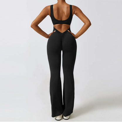 GymEss Sexy Back V Jumpsuit