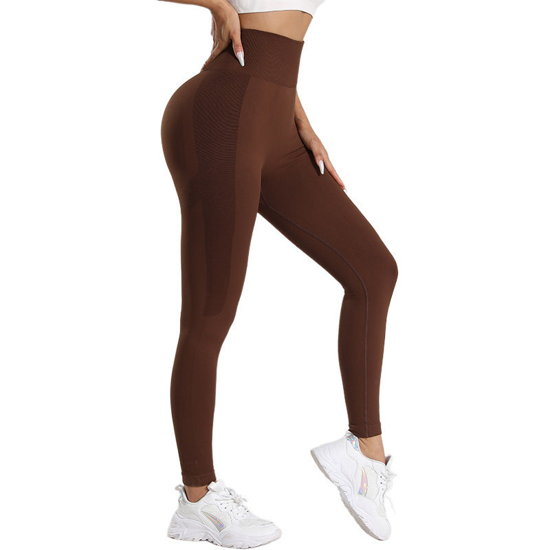 GymEss Seamless Sports High Waist Fitness Pants Yoga