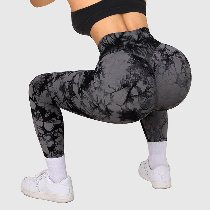 GymEss Seamless Tie Dye Leggings