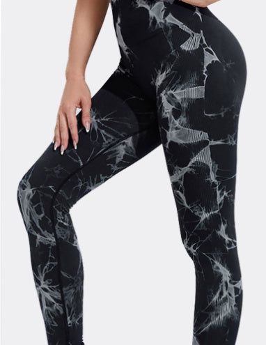 GymEss Seamless Tie Dye Leggings